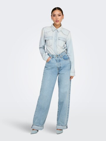 Chemisier 'ONLAlice' ONLY en bleu