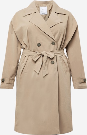 Cotton On Curve Manteau mi-saison en taupe, Vue avec produit