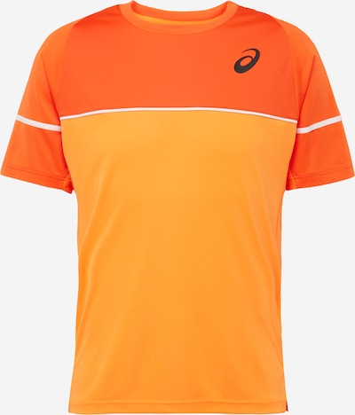 ASICS Functioneel shirt 'GAME' in de kleur Oranje / Lichtoranje / Zwart / Wit, Productweergave