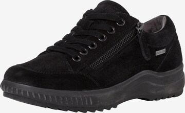 Tamaris Comfort Lace-Up Shoes in Black: front