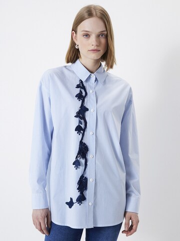 Ipekyol Blouse in Blauw: voorkant