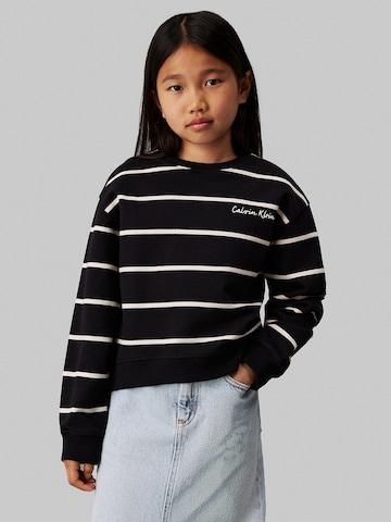 Calvin Klein Jeans Sweatshirt in Black: front