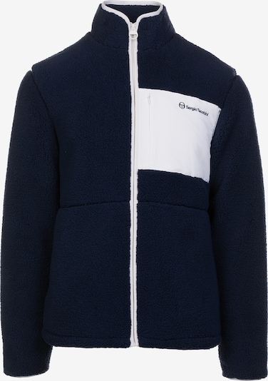 Sergio Tacchini Toiminnallinen fleecetakki 'WHITMAN BORG' värissä laivastonsininen / valkoinen, Tuotenäkymä