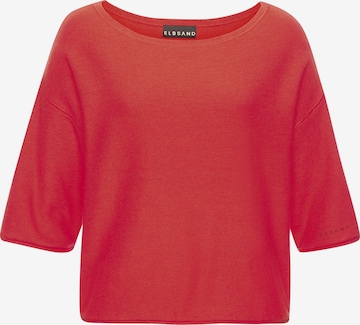 Elbsand Pullover in Rot: Vorderseite