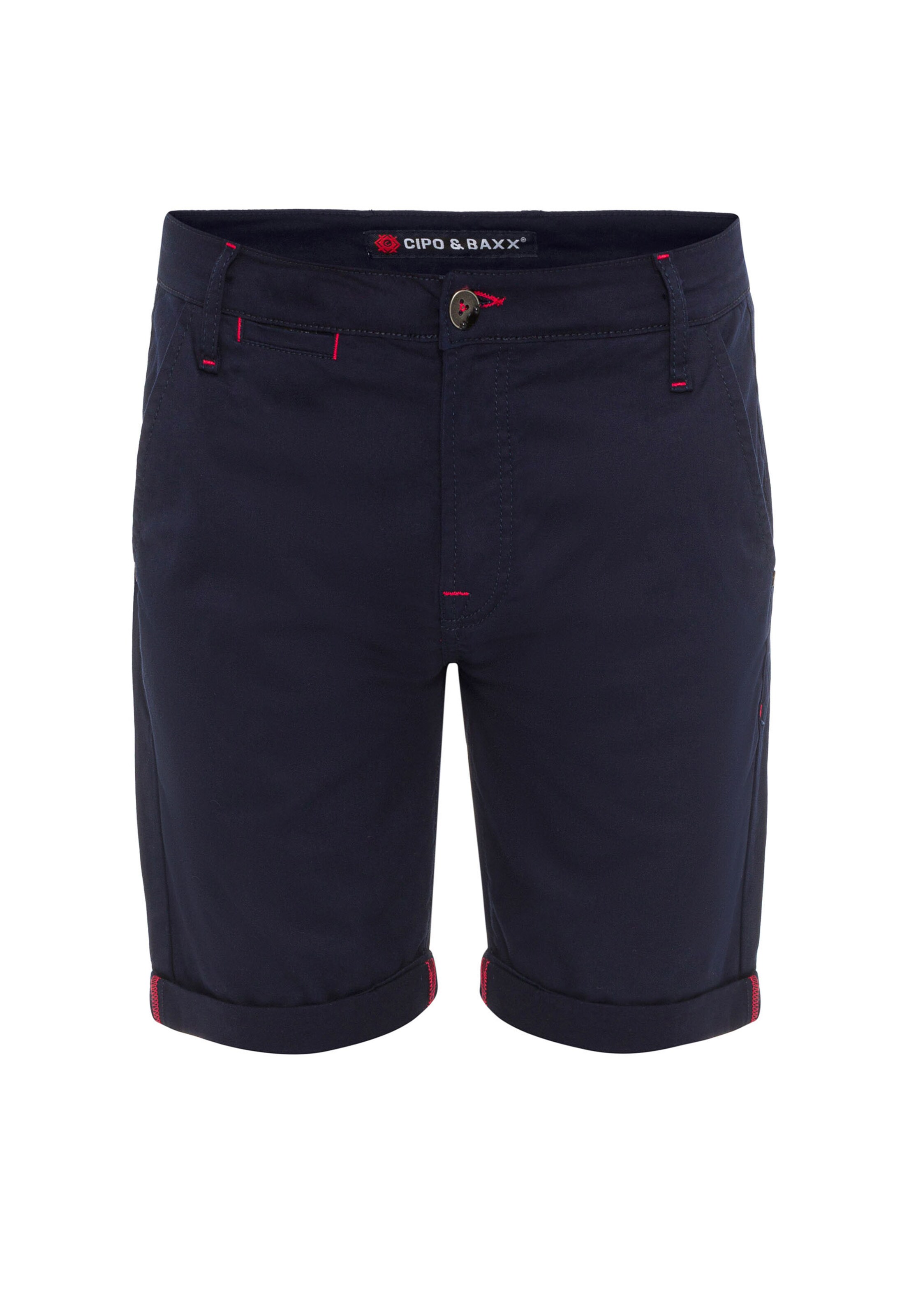 CIPO & BAXX Broek in Blauw: voorkant