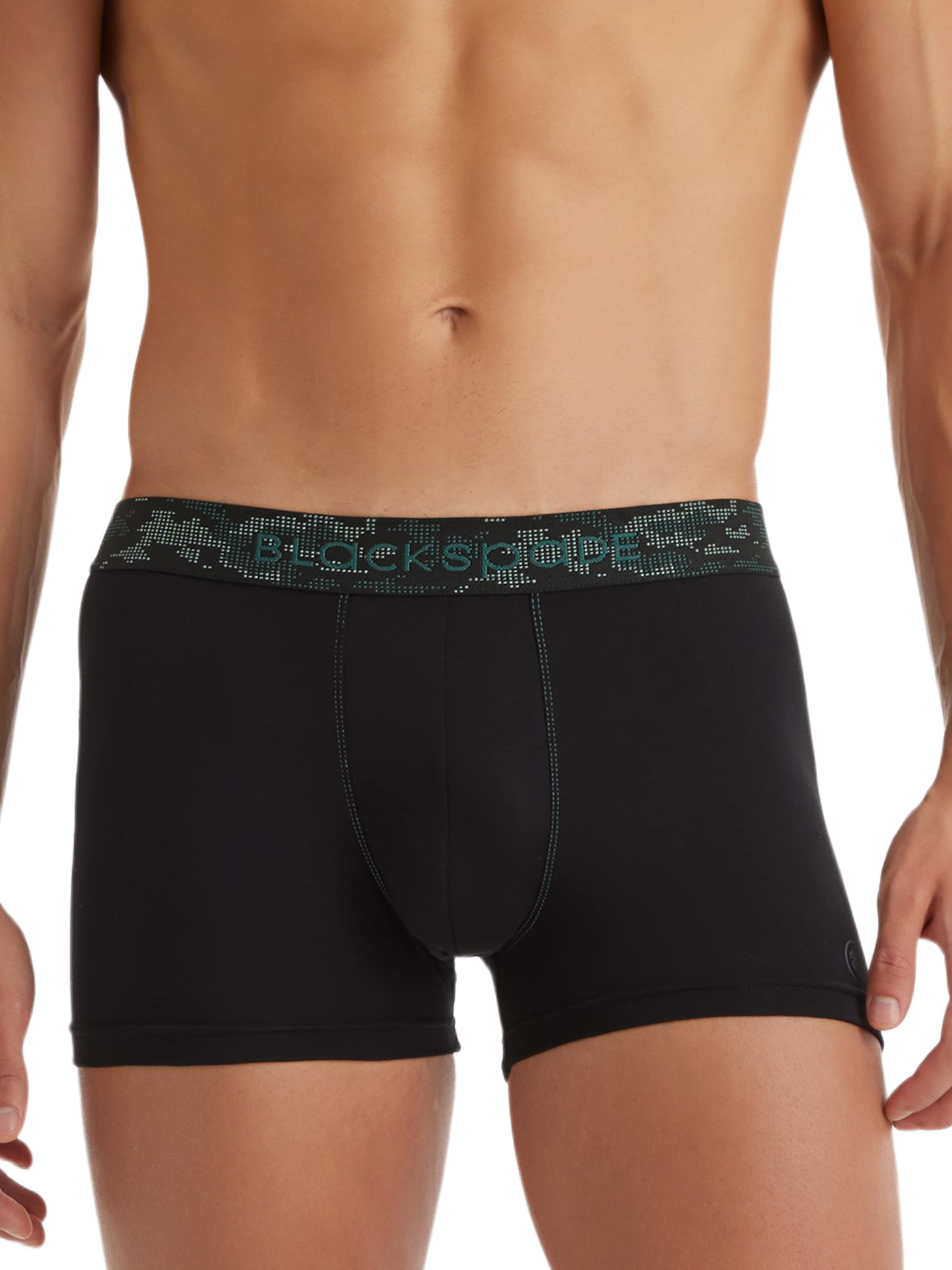Boxers Blackspade en noir : devant