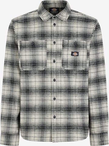 DICKIES Regular fit Button Up Shirt 'EVANSVILLE' in Grey: front