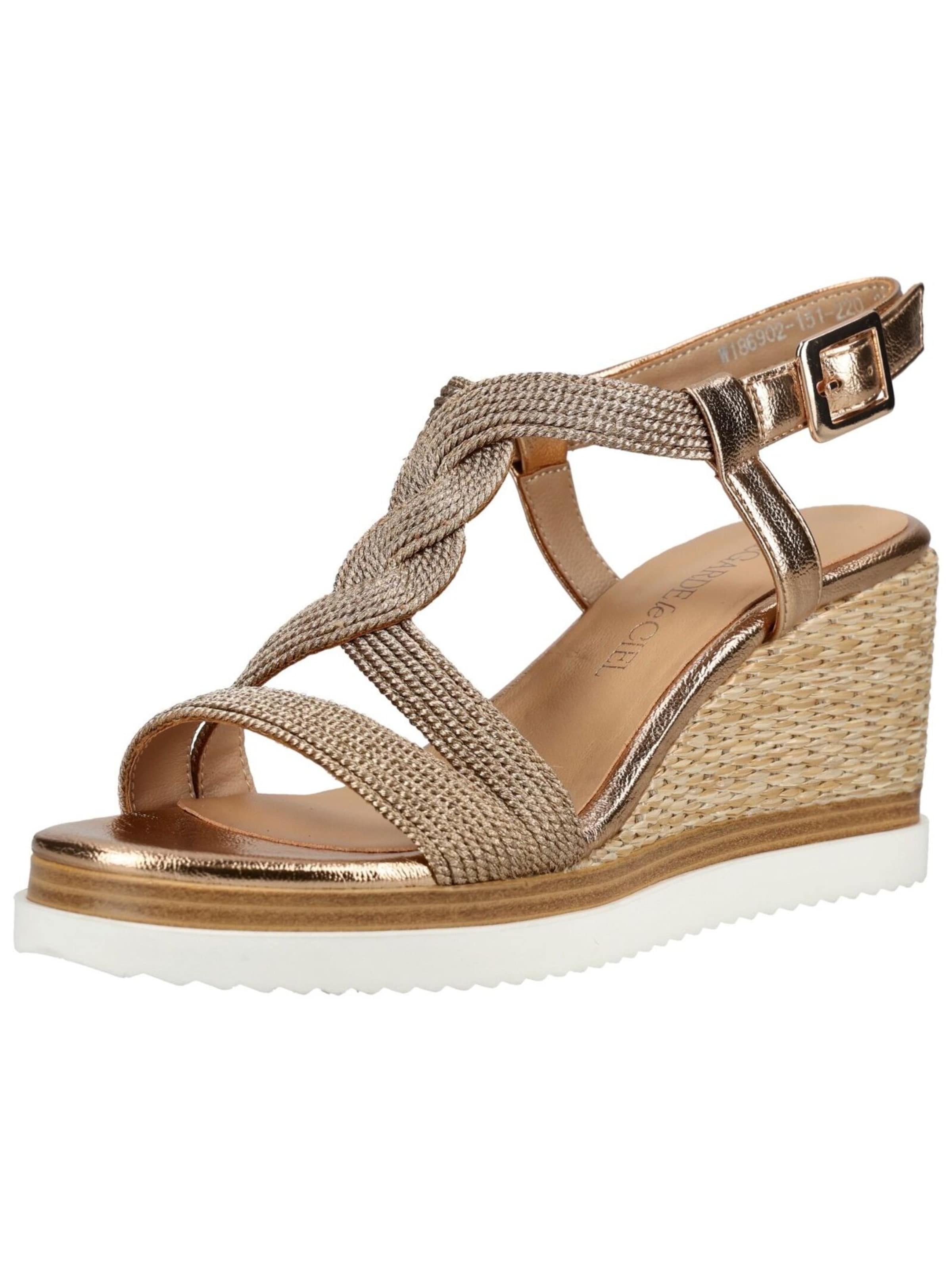 Regarde le Ciel Sandaal in Brons: voorkant