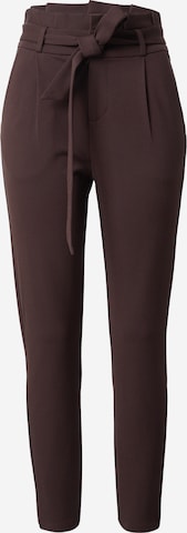 VERO MODA Élére vasalt nadrágok 'VMEva' - barna: elől