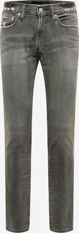 Abercrombie & Fitch Slimfit Jeans in Grijs: voorkant