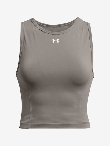 UNDER ARMOUR Sporttop in Grijs: voorkant