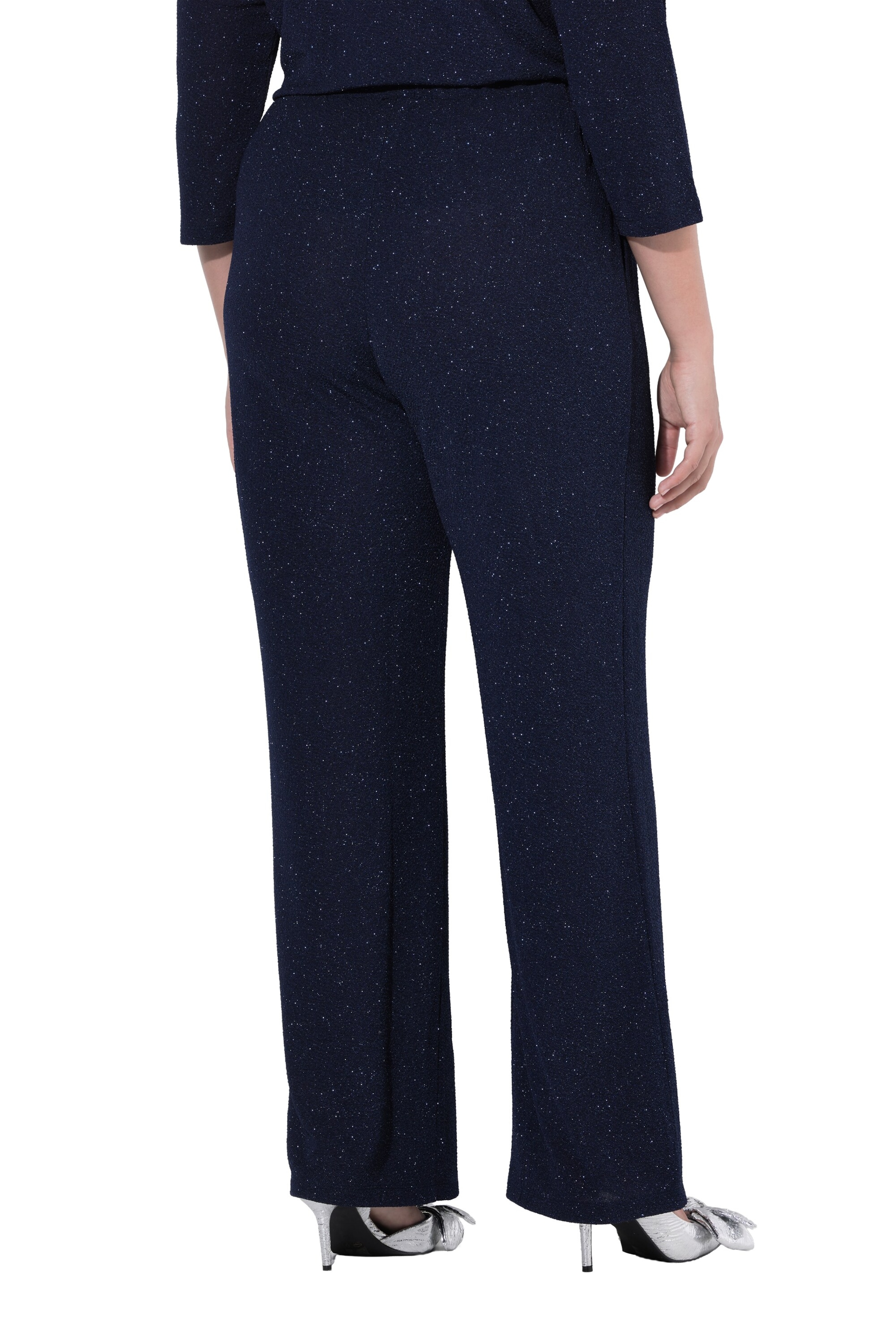 Ulla Popken Regular Broek in Blauw