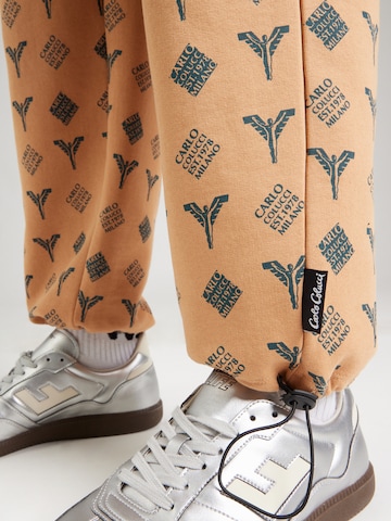 Carlo Colucci Regular Byxa 'Fadin' i brun