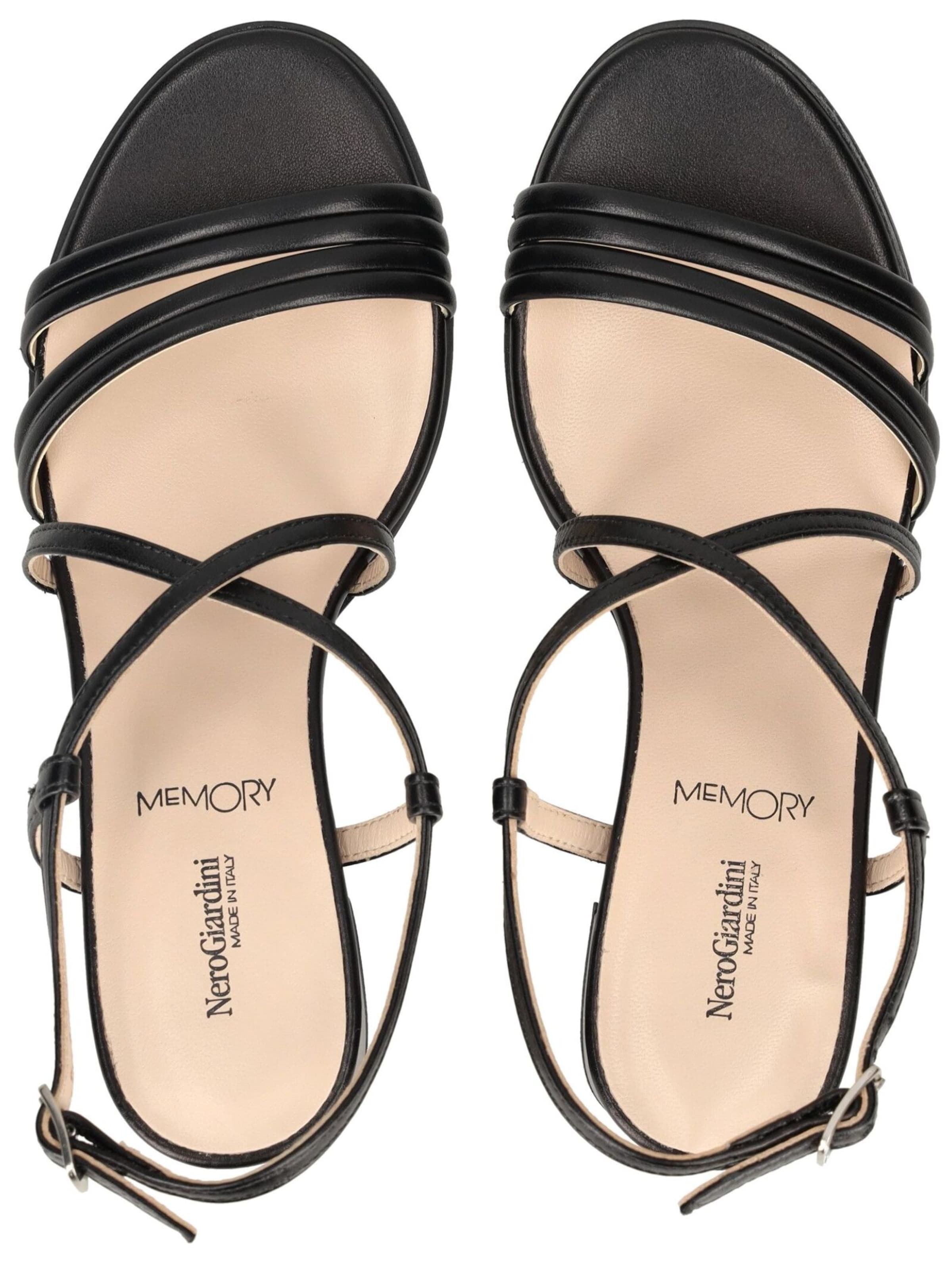 Sandales à lanières Nero Giardini en noir