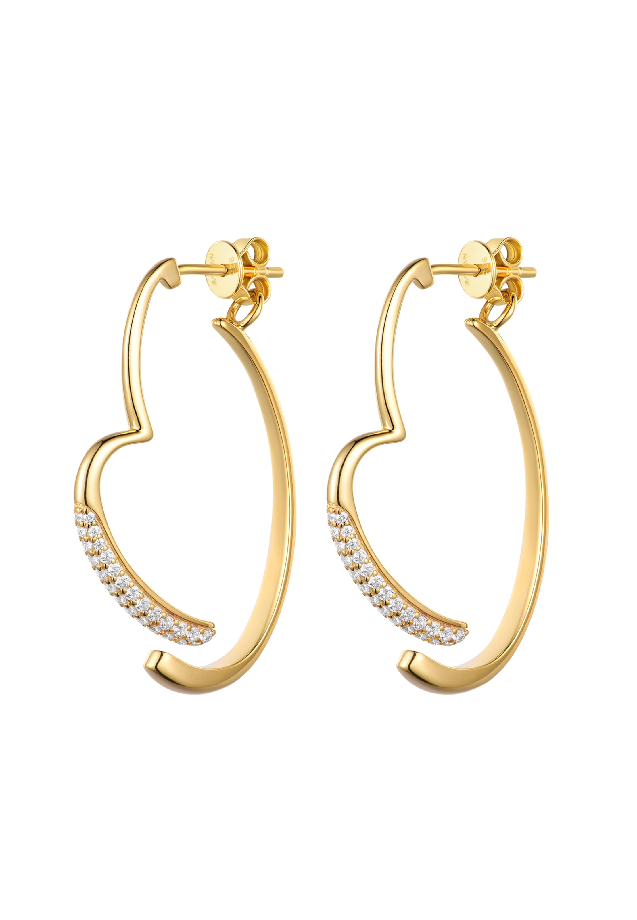 Nana Kay Ohrring 'Pure Love' in Gold: Vorderseite