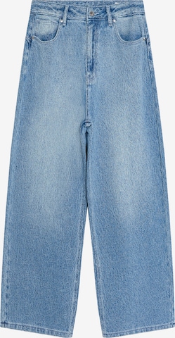 Barrel Jean Bershka en bleu : devant