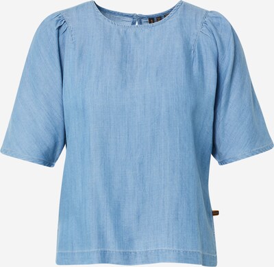 Superdry T-Shirt in blue denim, Produktansicht