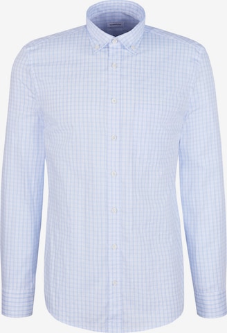 Coupe regular Chemise SEIDENSTICKER en bleu : devant