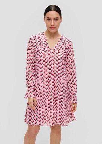 Robe s.Oliver BLACK LABEL en rose : devant