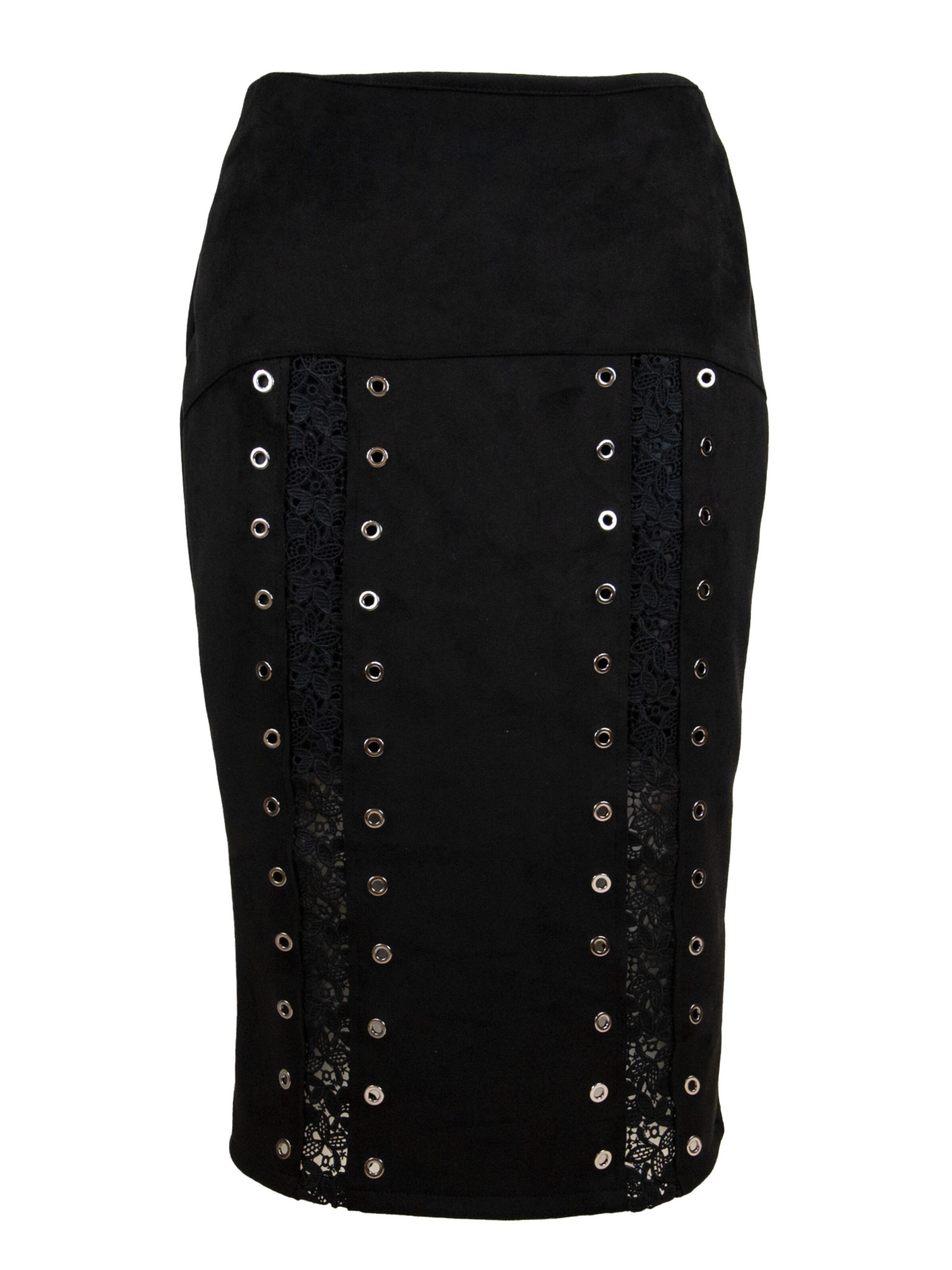 Gonna di Influencer in nero: frontale