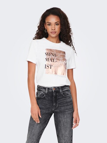 ONLY T-Shirt 'DIANE' in Weiß: Vorderseite