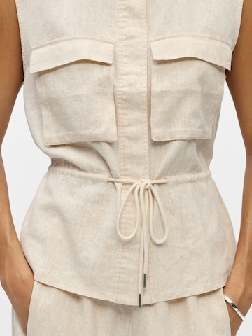 Camicia da donna 'OBJKadie' di OBJECT in beige