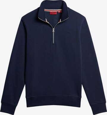 Sweat-shirt Superdry en bleu : devant