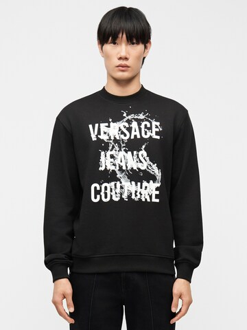 Versace Jeans Couture Sweatshirt in Schwarz: Vorderseite