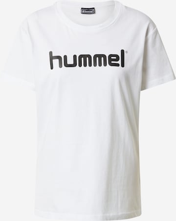 Hummel Μπλουζάκι σε λευκό: μπροστά