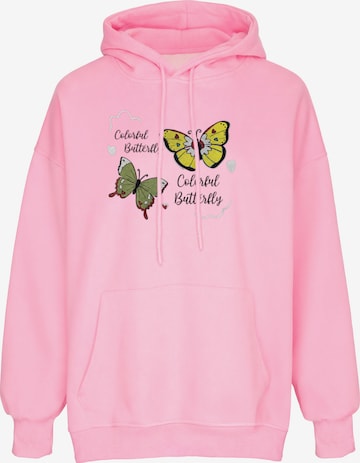 MYMO - Sudadera en rosa: frente