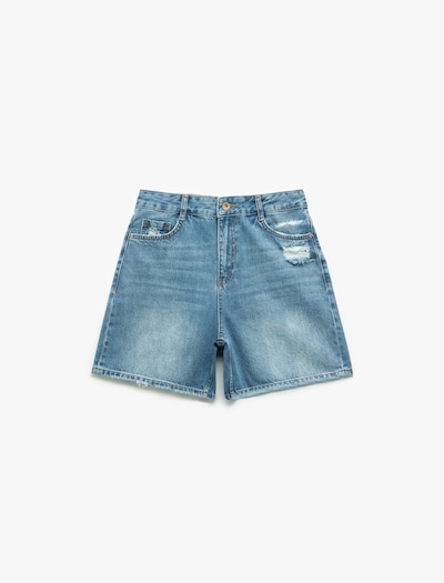 Koton Shorts in blue denim, Produktansicht