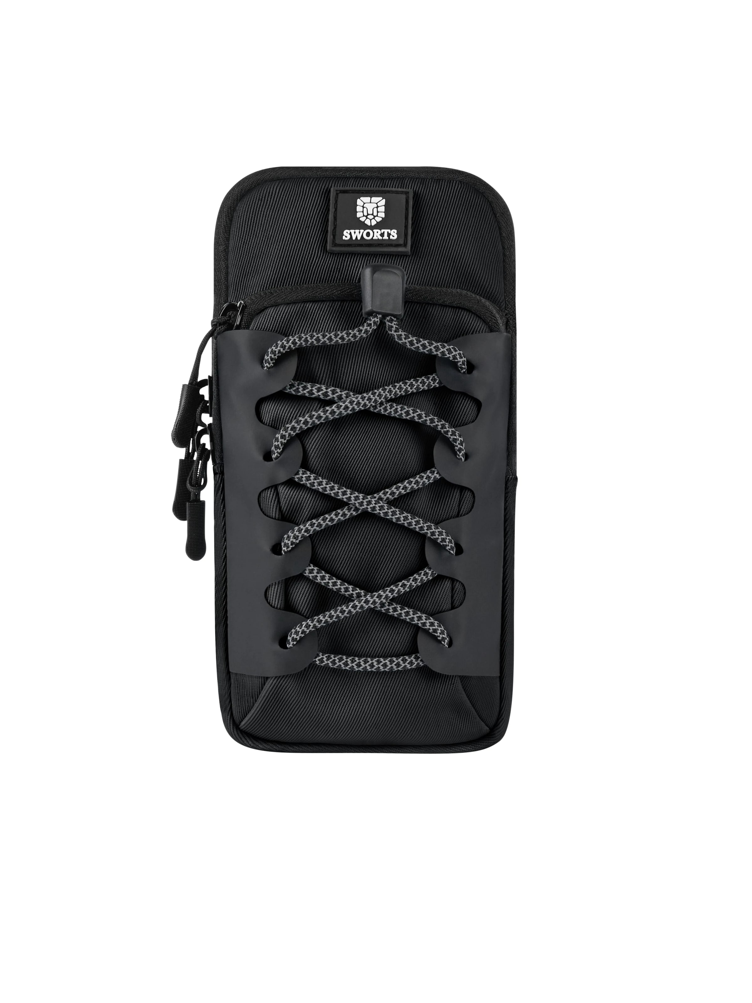 SWORTS Sports Bag 'Run Arm Bag' in Black: front