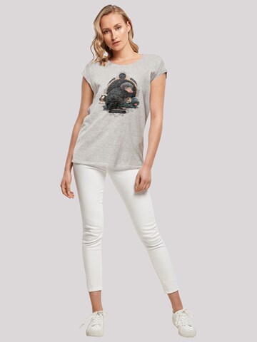 F4NT4STIC T-Shirt 'Phantastische Tierwesen Baby Nifflers' in Grau