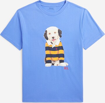 Polo Ralph Lauren T-Shirt  'DOGTEEM1' in Blau: predná strana