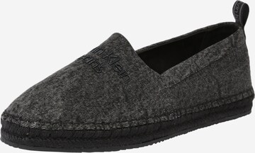 Calvin Klein Jeans Espadrilky - Čierna: predná strana