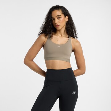 new balance Bralette Sports bra 'Essential' in Beige: front