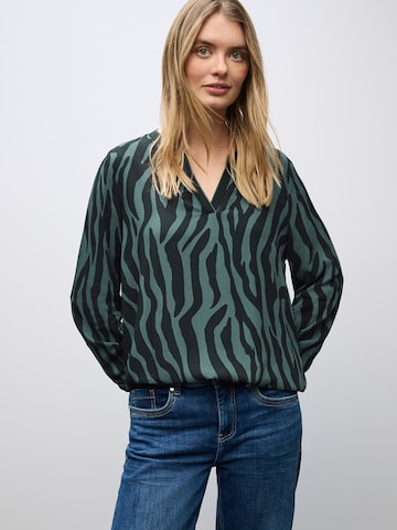 STREET ONE Bluse i grøn: forside