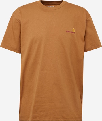 Carhartt WIP Bluser & t-shirts 'American Script' i brun: forside