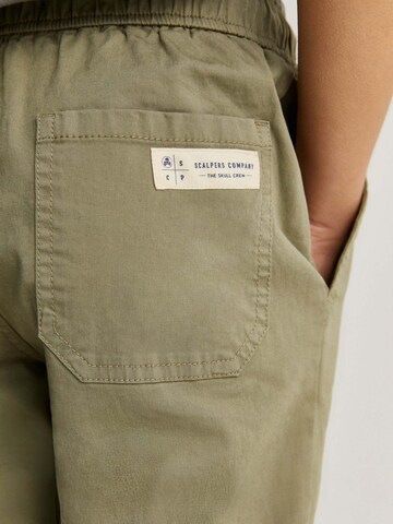 Scalpers Regular Trousers in Green