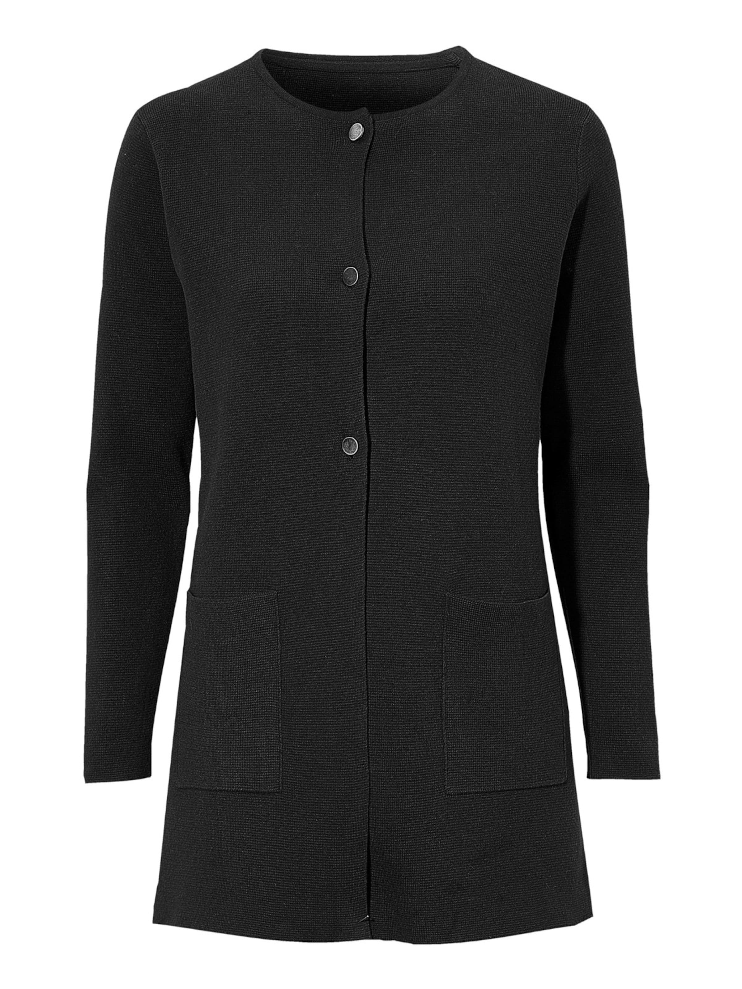 Cellbes of Sweden Knit cardigan in Black: front