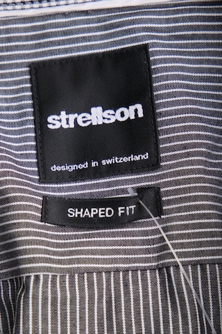 STRELLSON Button Up Shirt in L in Grey