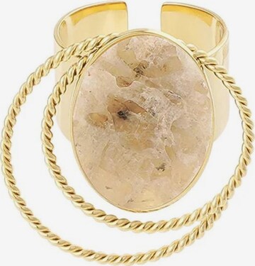 Anello 'Marea' di ETNÉE in oro: frontale