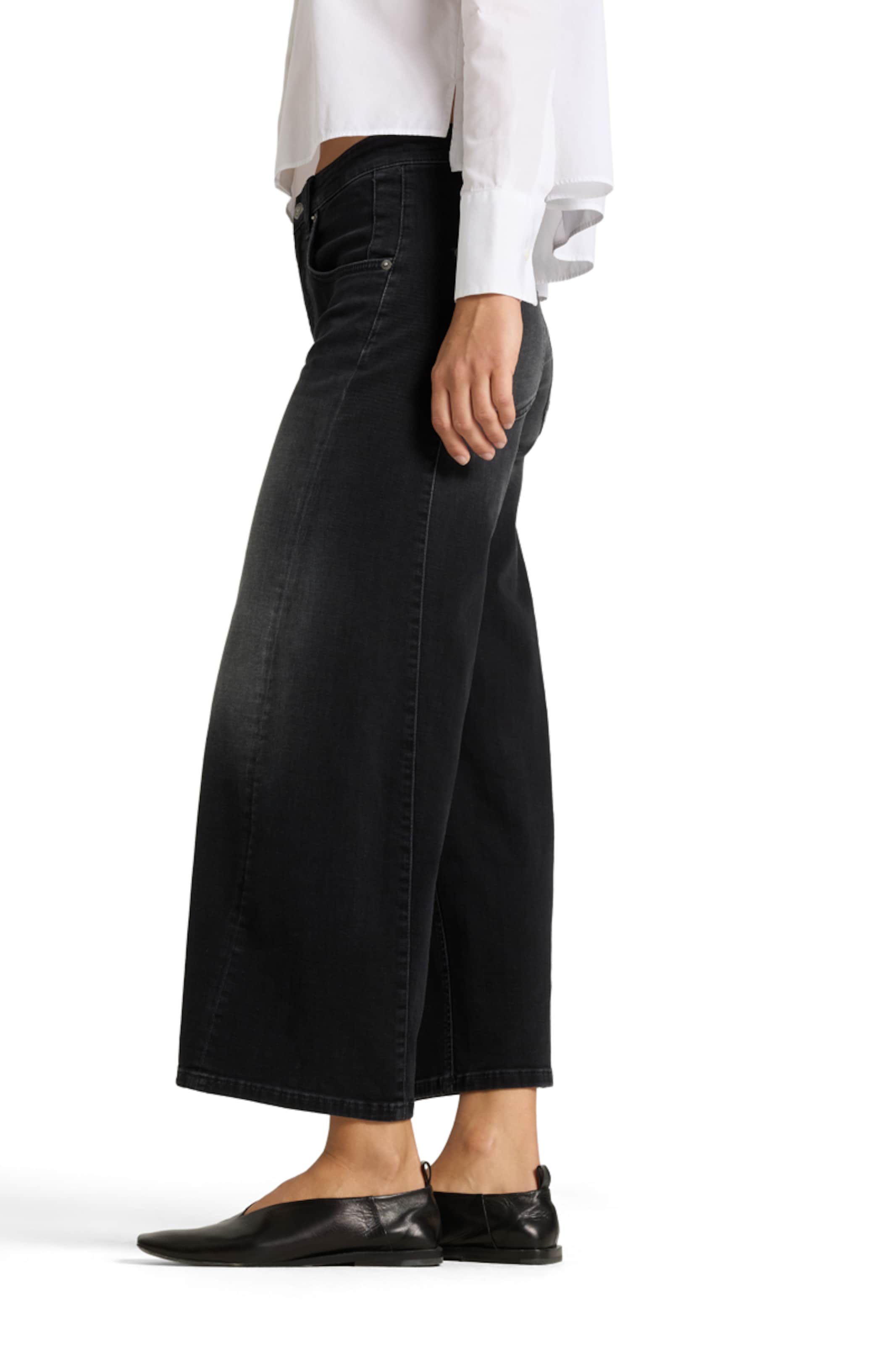Cambio Barrel Jeans ' Orla ' in Schwarz