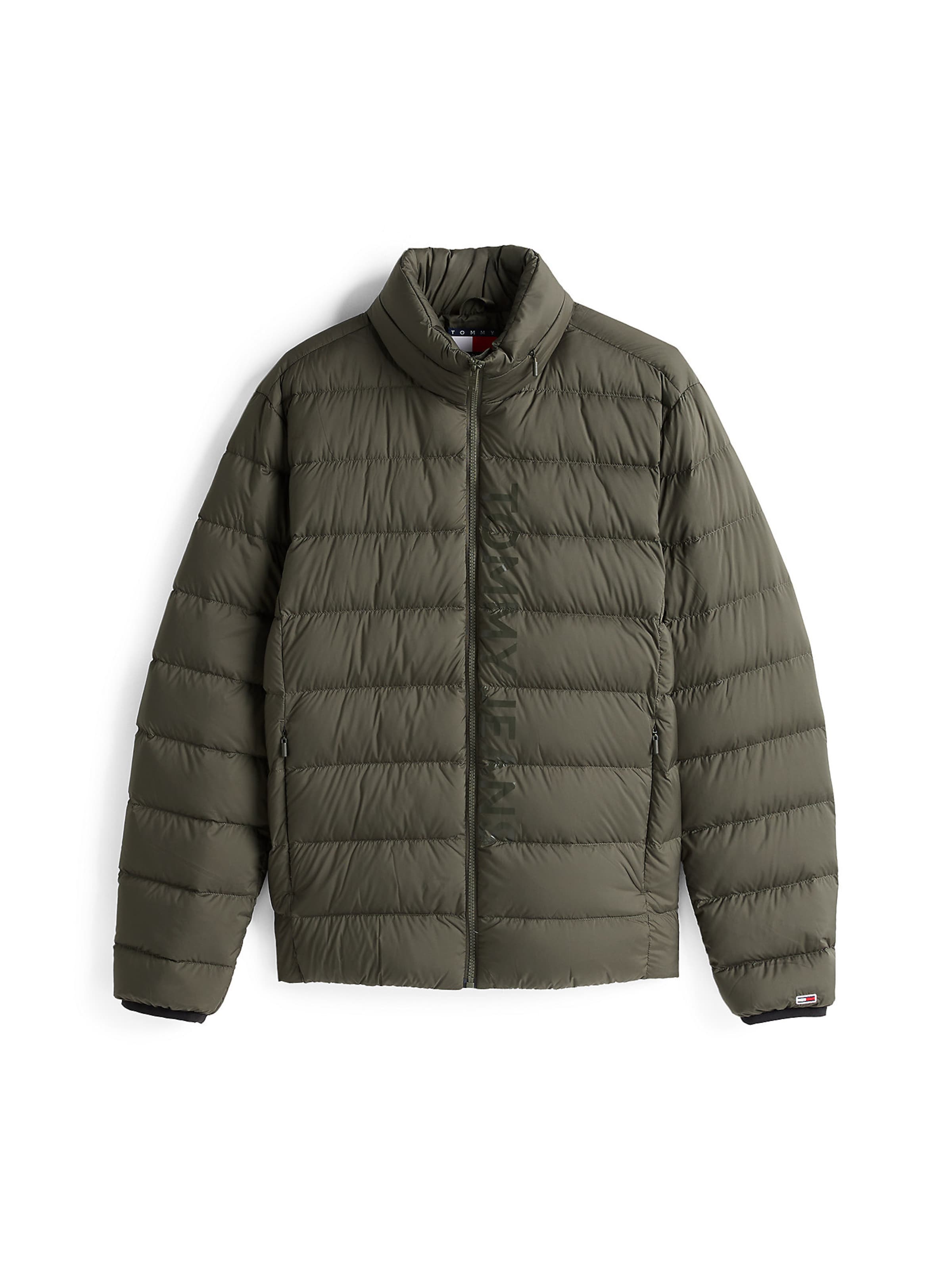 Tommy Jeans Vinterjakke i grøn: forside