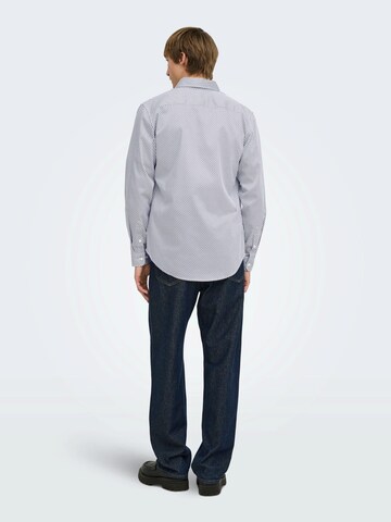 Only & Sons - Slim Fit Camisa 'ONSJIM' em cinzento