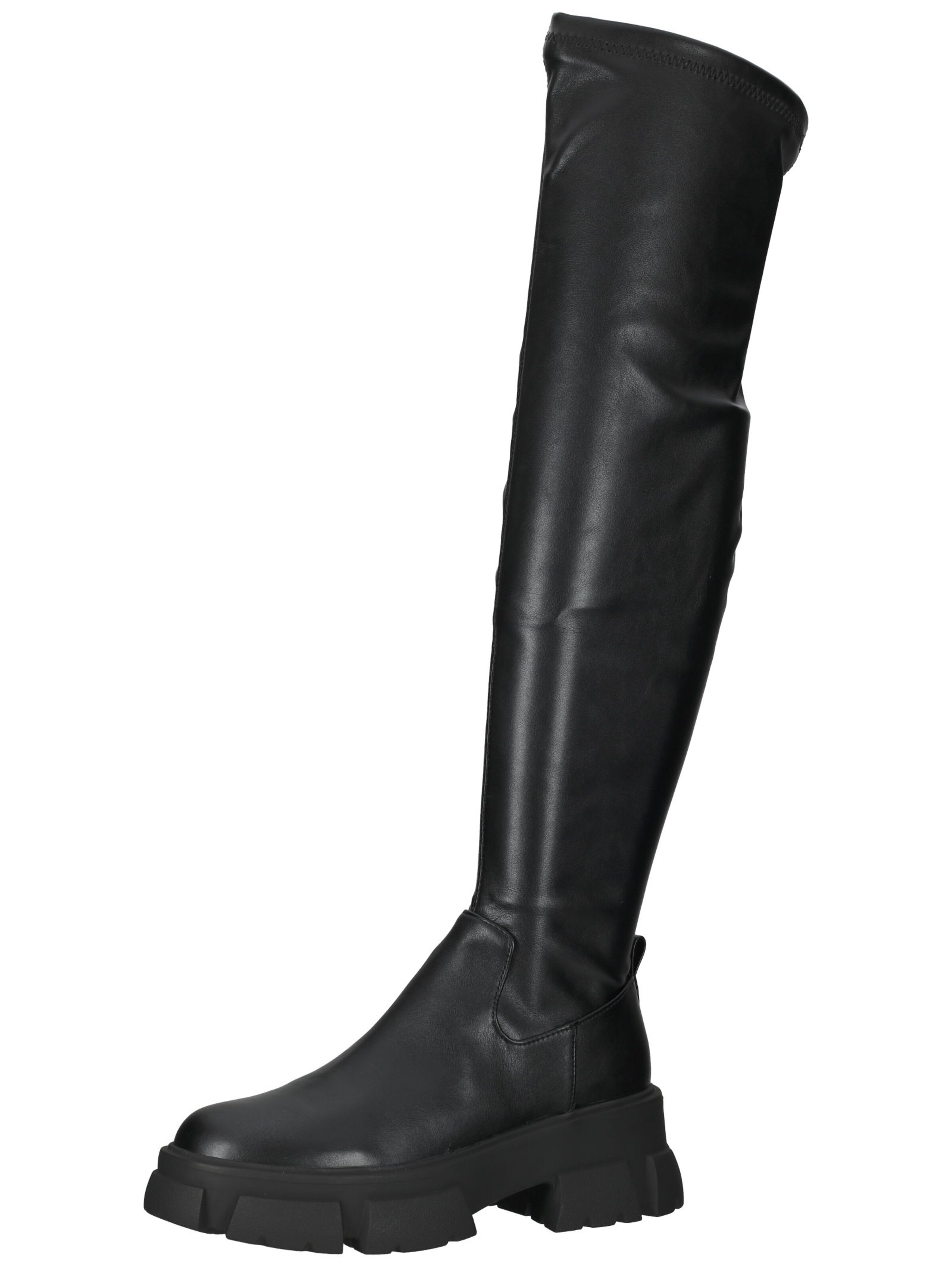 STEVE MADDEN Overknee laarzen in Zwart: voorkant