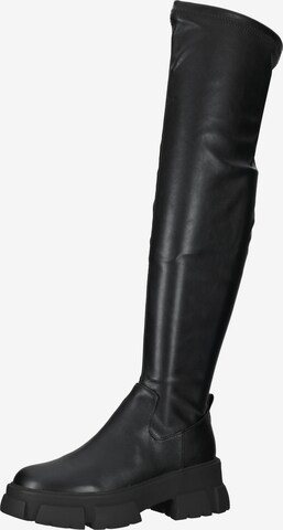 STEVE MADDEN Over the Knee Boots in Black: front