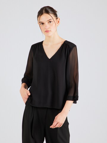 s.Oliver BLACK LABEL - Blusa em preto: frente