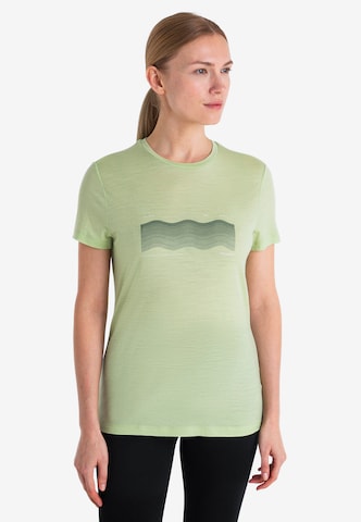 ICEBREAKER - Camiseta funcional 'Tech Lite III' en verde: frente