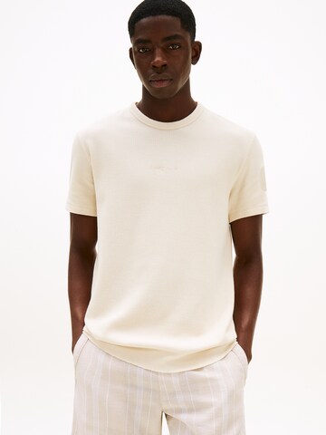 Tommy Jeans Shirt in Beige: voorkant